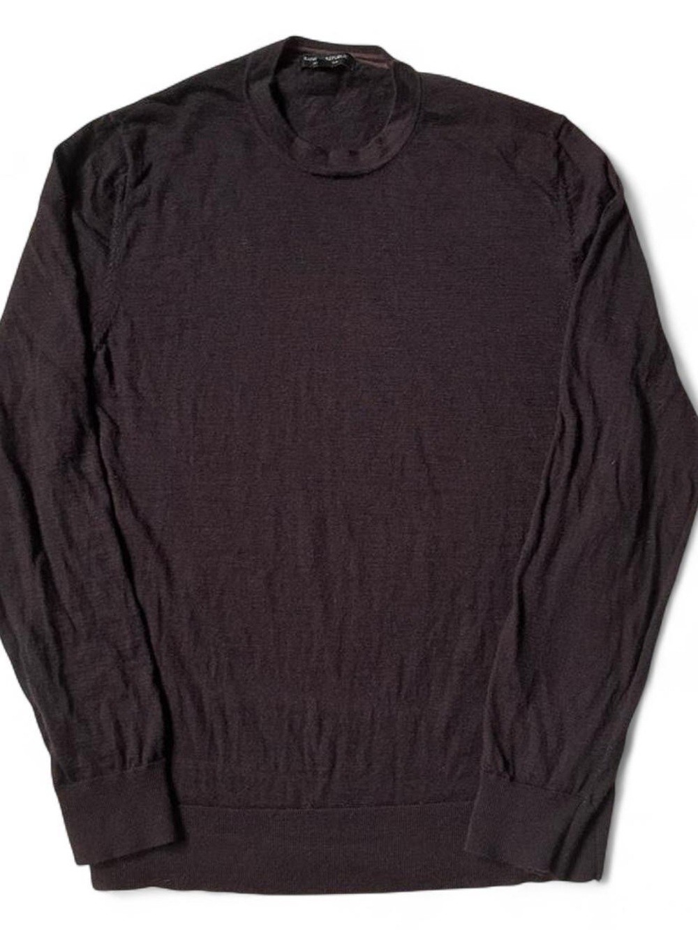 Banana Republic merino wool brown stretchy lightweight sweater